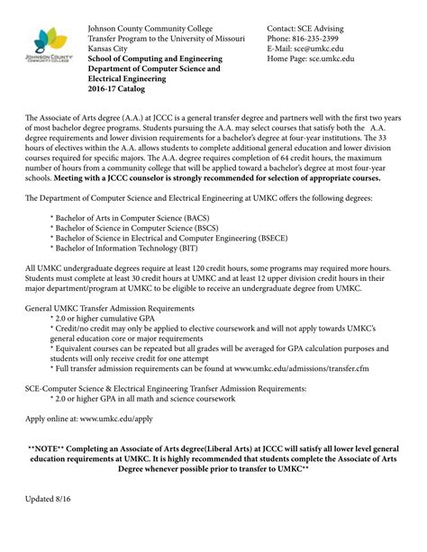 Umkc Electrical And Computer Engineering Course Catalog