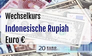 umrechnungskurs indonesische rupiah euro