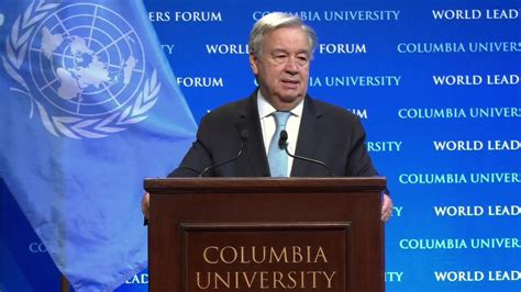 un chief's climate warning