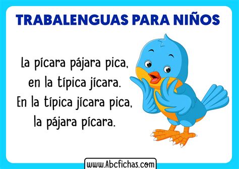 Trabalenguas animales (2) Imagenes Educativas