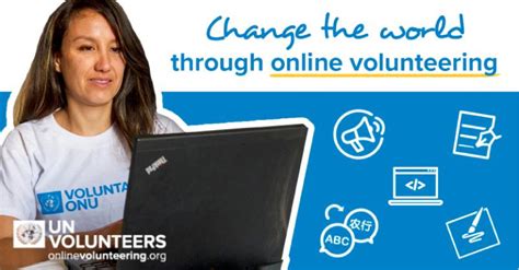 un online volunteer opportunity