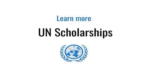 un scholarship for international students