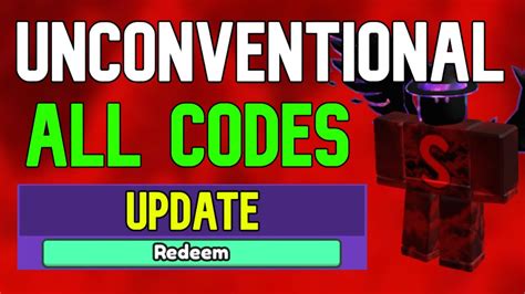 unConventional Codes - Roblox - June 2023 -