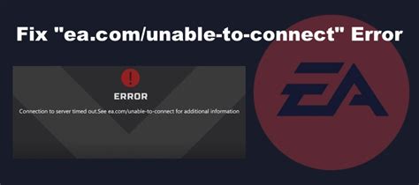 unable to connect error