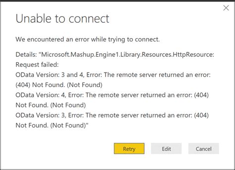 unable to connect power bi to sharepoint folder