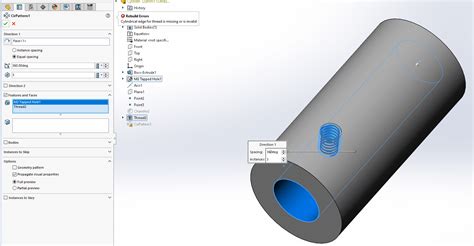 Unable To Cut Thread On Cylindrical Surface