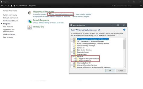 unable to install hyper v on windows 10