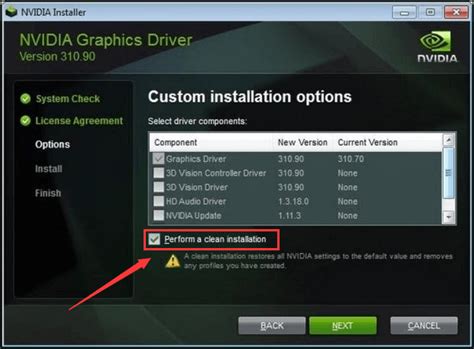 unable to install nvidia drivers windows 10
