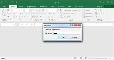 unable to open password protected excel file in 2007