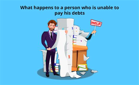 unable to pay debt