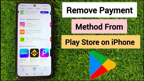 unable to remove payment method from google play