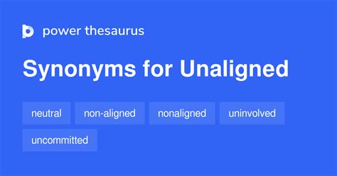 Unaligned Synonym