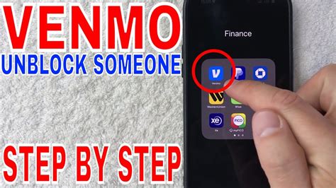 unblock on venmo