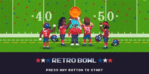 Unblocked Games Retro Bowl: The Ultimate American Football Experience