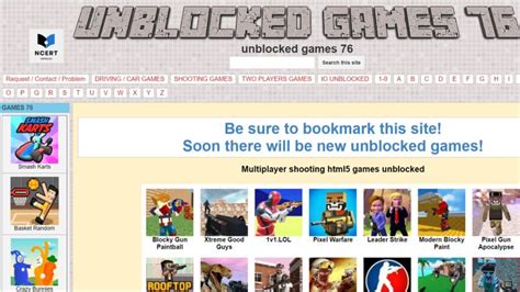 unblocked 76 games free