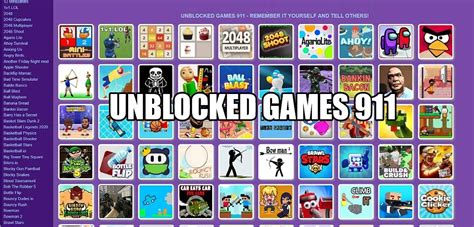 Unblocked Games Unblocked Games 911