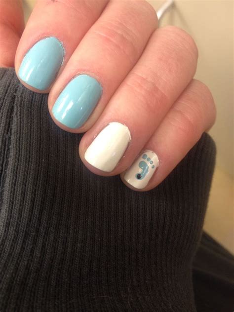Unc Nails Light Blue