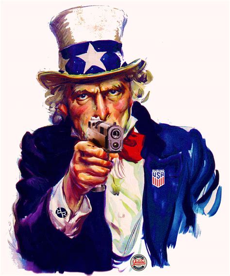 uncle sam with gun