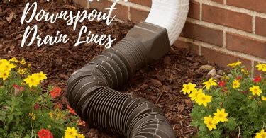 Unclogging Downspout Drain Lines