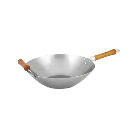 uncoated carbon steel wok
