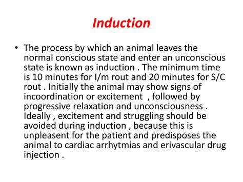 unconscious process of induction