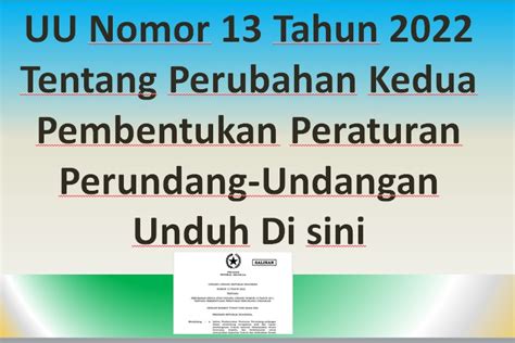 undang undang nomor 13 tahun 2023