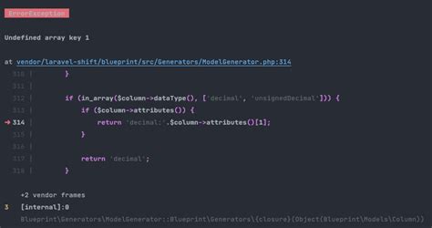 undefined array key 1 meaning