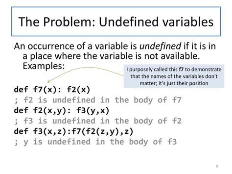 undefined variable meaning