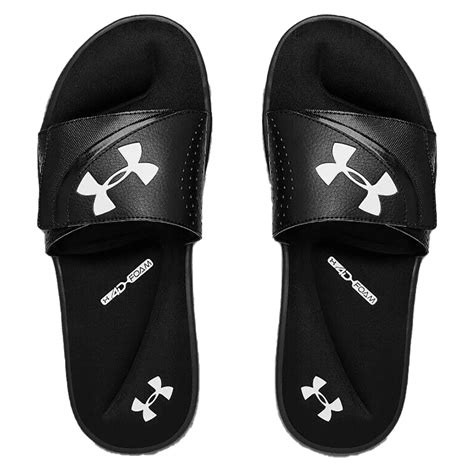 Under Armour Black Slides