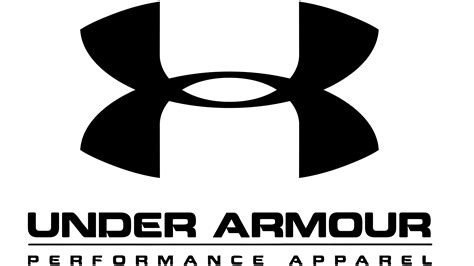 under armour logo outline