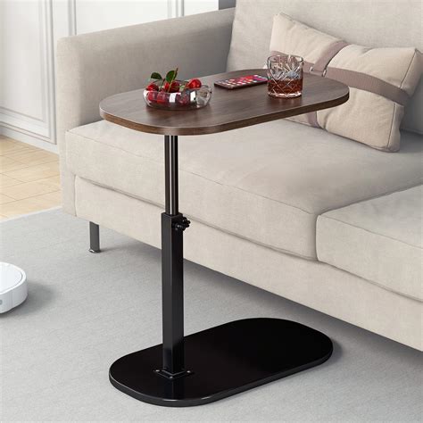 Under Couch Table Adjustable