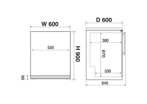 Under Counter Freezer Size