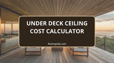 Under Deck Ceiling Cost Per Square Foot