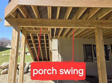 Under Deck Porch Swing