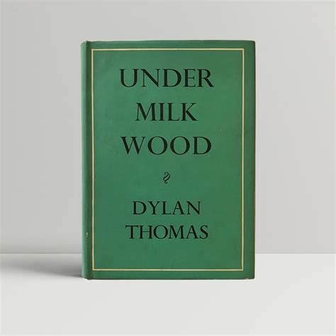 under milk wood first edition