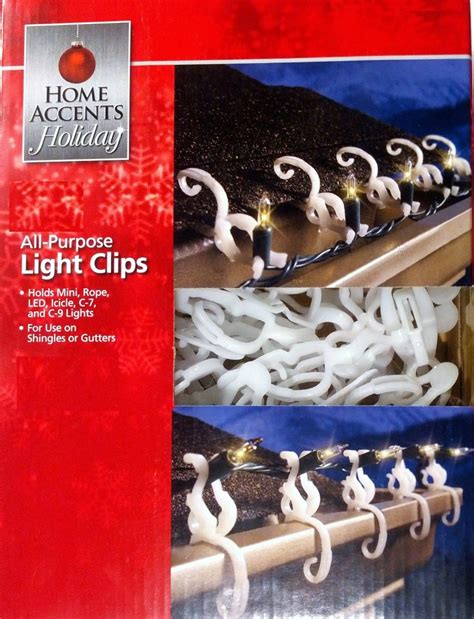 Under Shingle Christmas Light Clips