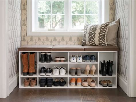 Under Window Shoe Storage