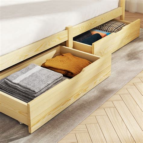 Under-bed storage drawers