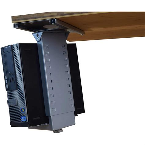 Flexispot CH1B Adjustable Secure UnderDesk CPU Holder