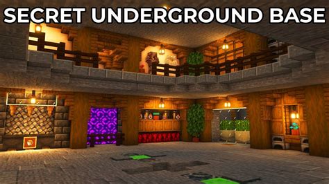 Underground Base Designs Minecraft