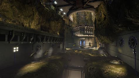 Underground Base Fantasy Art