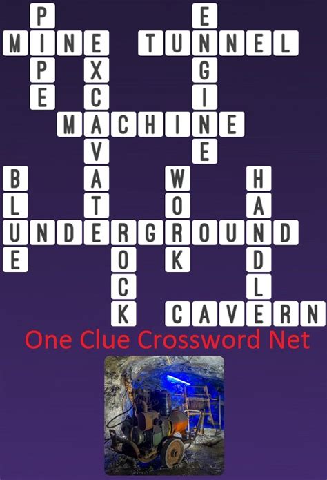 underground tunnel crossword clue
