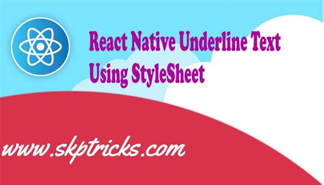 Underline Text React Native