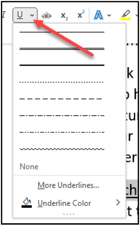 Fungsi Underline pada Microsoft Word: Menekankan Pentingnya Teks
