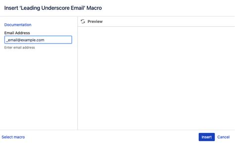 Underscore Sign In Email Address