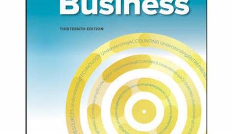 Understanding Business 13Th Edition Pdf