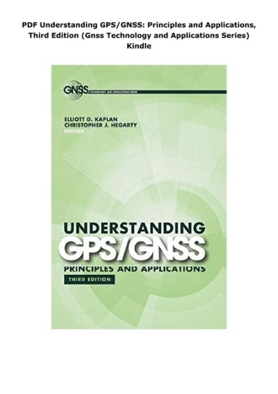 Understanding Gps/Gnss Principles And Applications Pdf