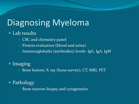 understanding multiple myeloma lab results
