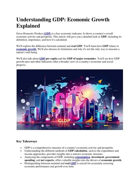 understanding the gdp