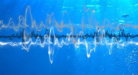 Underwater Sound Waves In Ocean